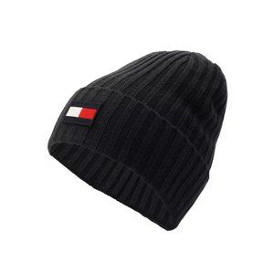 TOMMY HILFIGER Men's Solid Shaker Cuff Hat with Ghost Patch